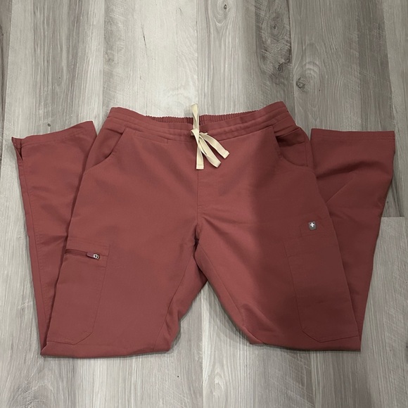 FIGS Yola Bottoms Mauve XSP - Picture 2 of 3